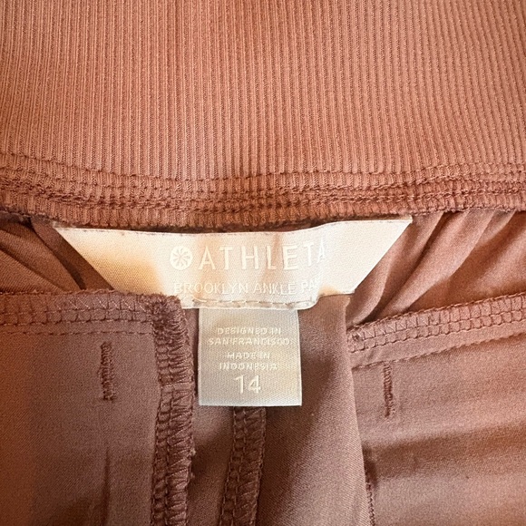 Athleta Taupe Brown Brooklyn Ankle Pants - Picture 6 of 8
